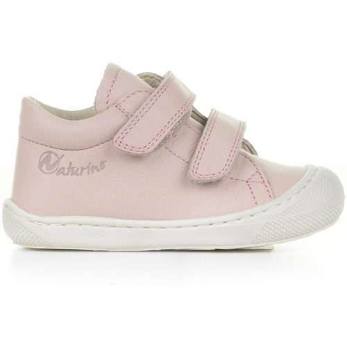 Scarpe Bambina Sneakers Naturino Scarpine primi passi rosa in pelle Rosa