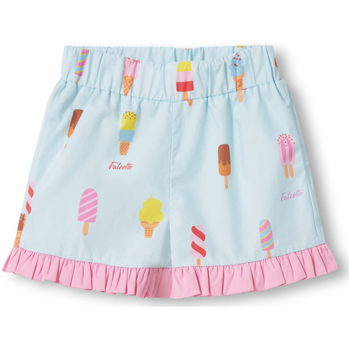 Abbigliamento Bambina Shorts / Bermuda Falcotto Shorts stampa gelato Blu