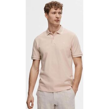 Abbigliamento Uomo T-shirt & Polo Selected 16087840 DANTE SPORT-CAMEO ROSE Rosa