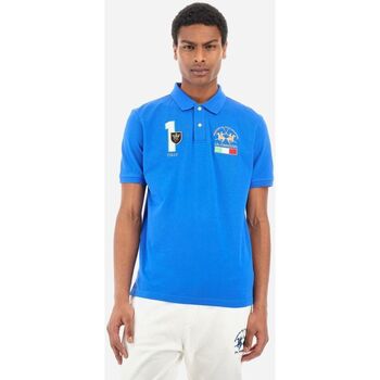 Abbigliamento Uomo T-shirt & Polo La Martina YMP315-PK031-07049 PRUNCESS BLUE Blu