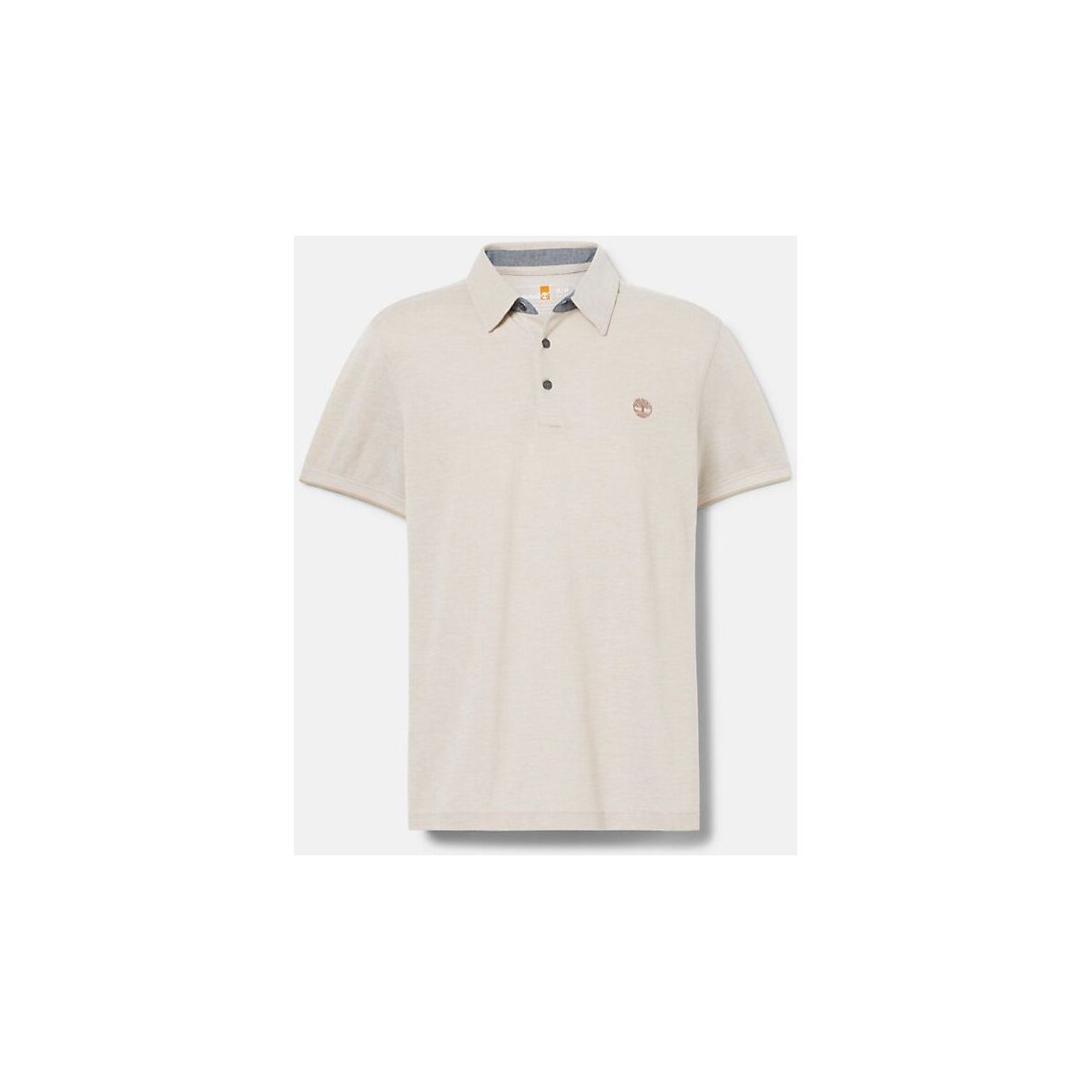 Abbigliamento Uomo T-shirt & Polo Timberland TB0A2DJ5 - BBBR OXFORD POLO-DH41 LEMON PEPPER Beige