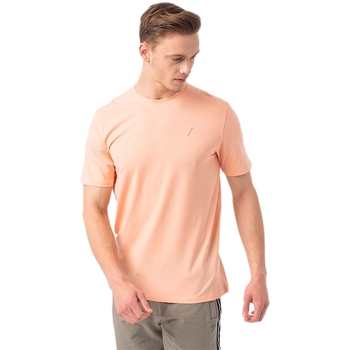 Abbigliamento Uomo T-shirt maniche corte Guess patch Rosa