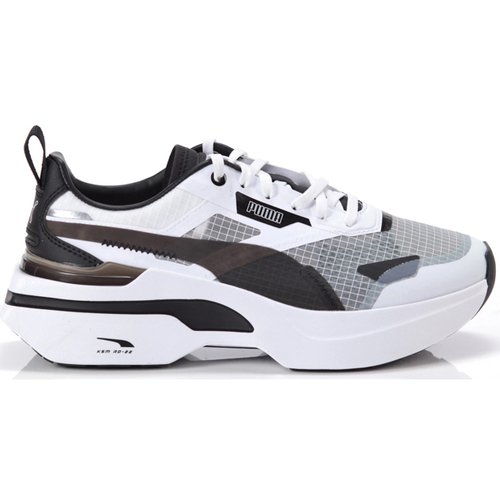 Scarpe Donna Sneakers Puma Kosmo Rider Wns -  White  Black - 383113-18 Bianco