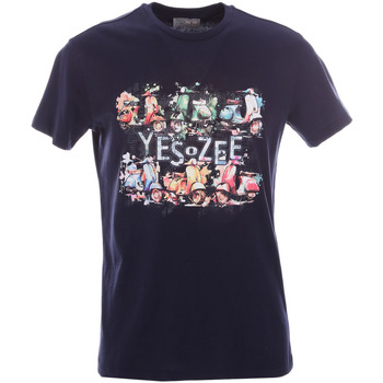 Abbigliamento Uomo T-shirt & Polo Yes Zee T704 S105 Blu