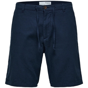 Abbigliamento Uomo Shorts / Bermuda Selected Noos Comfort-Brody - Dark Sapphire Blu