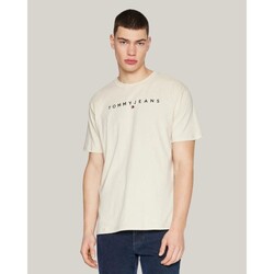 Abbigliamento Uomo T-shirt maniche corte Tommy Hilfiger DM0DM17993ACG Giallo