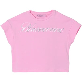 Abbigliamento Bambina T-shirt maniche corte Miss Blumarine IA4135J5003 Rosa
