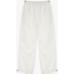 Abbigliamento Bambina Pantalone Cargo Please Kids Pantaloni cargo  con tasche laterali applicate PE23300G61 Bianco
