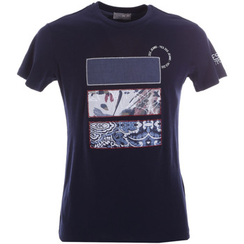 Abbigliamento Uomo T-shirt & Polo Yes Zee T708 SU00 Blu