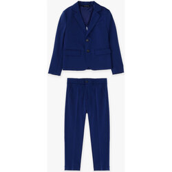 Abbigliamento Bambino Completo Please Kids Coordinato giacca con pantalone EB00000362 Blu