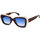 Orologi & Gioielli Donna Occhiali da sole Xlab LOFOTEN Occhiali da sole, Tartarugato scuro/Azzurro, 48 mm Altri