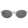 Orologi & Gioielli Uomo Occhiali da sole Oakley OO9438 EYEJACKET REDUX Occhiali da sole, Argento/Nero, 58 mm Argento