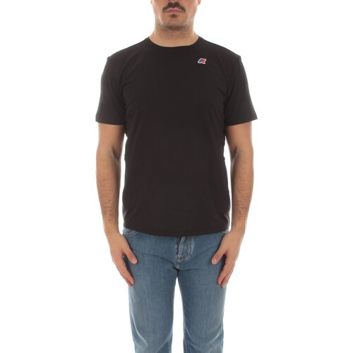 Abbigliamento Uomo T-shirt maniche corte K-Way K1141LW Nero