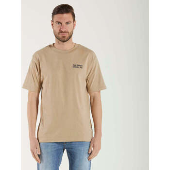 Abbigliamento Uomo T-shirt maniche corte New Balance t-shirt athletics,inc. beige Beige