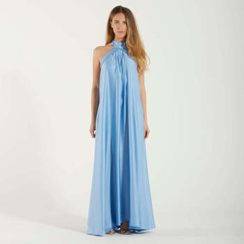 Abbigliamento Donna Vestiti Actualee abito lungo ampio celeste Blu