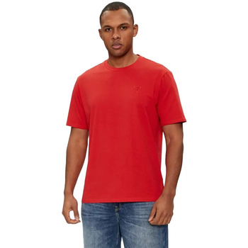 Abbigliamento Uomo T-shirt maniche corte Guess Triangle G Rosso