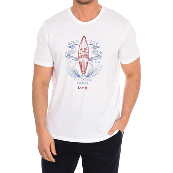 Abbigliamento Uomo T-shirt maniche corte Daniel Hechter 75113-181991-010 Bianco