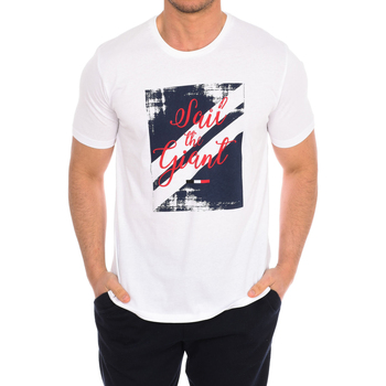 Abbigliamento Uomo T-shirt maniche corte Daniel Hechter 75114-181991-010 Bianco
