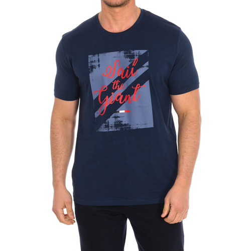 Abbigliamento Uomo T-shirt maniche corte Daniel Hechter 75114-181991-680 Marine