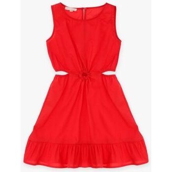 Abbigliamento Bambina Abiti lunghi Please Kids Mini abito smanicato  con cut-out AB93270G61 Rosso