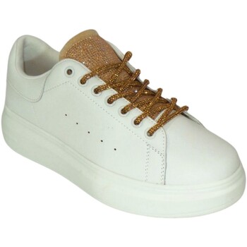 Scarpe Donna Sneakers basse Gold&gold ; ECOPELLE CHAMPAGNE GB811 Bianco