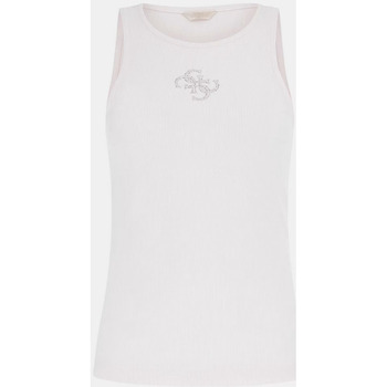 Abbigliamento Donna Top / T-shirt senza maniche Guess ATRMPN-44986 Bianco