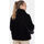 Abbigliamento Donna Giacche Bata Eco-pelliccia da donna con collo alto Nero