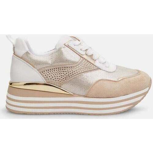 Scarpe Donna Sneakers Bata Sneaker da donna con plaform 3,5 cm Beige
