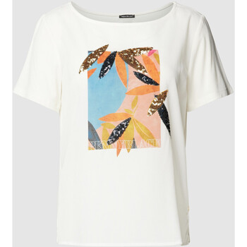 Abbigliamento Donna T-shirt & Polo Pennyblack T-SHIRT CON STAMPA E PAILLETTES Bianco