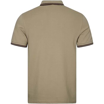 Fred Perry Fp Ls Twin Tipped Shirt Grigio