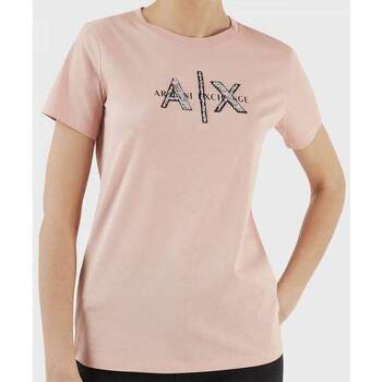 Abbigliamento Donna T-shirt maniche corte EAX T-shirt donna  3RYTBQ Rosa
