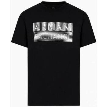 Abbigliamento Uomo T-shirt maniche corte EAX T-shirt da uomo  6RZTAC Nero