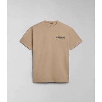 Abbigliamento Uomo T-shirt & Polo Napapijri S-KOTCHO NP0A4HTV-N1E BEIGE CORNSTALK Beige