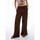 Abbigliamento Donna Jeans 3/4 & 7/8 Pennyblack PANTALONE AMPI IN PURO LINO Cacao