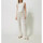 Abbigliamento Donna Jeans 3/4 & 7/8 Twin Set TOP SENZA MANICHE CON RICAMI A FIORI Bianco