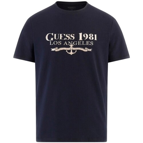 Abbigliamento Uomo T-shirt maniche corte Guess M4GI27 J1314 Blu