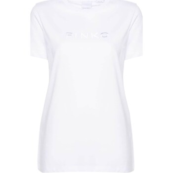 Abbigliamento Donna Polo maniche lunghe Pinko 101752-A1NW Bianco