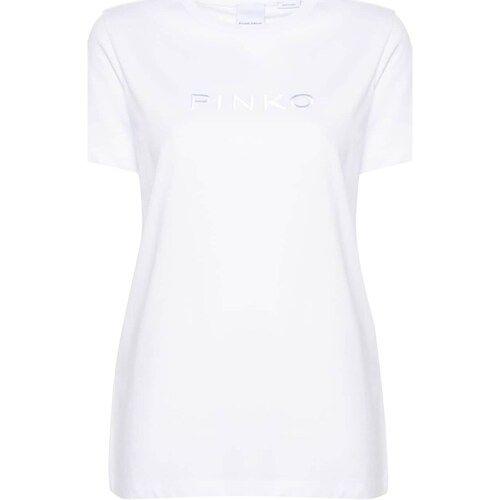 Abbigliamento Donna Polo maniche lunghe Pinko 101752-A1NW Bianco