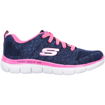 Scarpe Unisex bambino Sneakers Skechers 81655L NVHP Blu