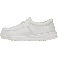 Scarpe Unisex bambino Sneakers HEY DUDE 40044-100 Bianco