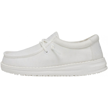 Scarpe Unisex bambino Sneakers HEYDUDE 40044-100 Bianco