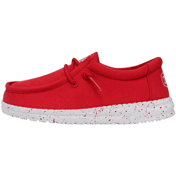 Scarpe Unisex bambino Sneakers HEYDUDE 40044-610 Rosso