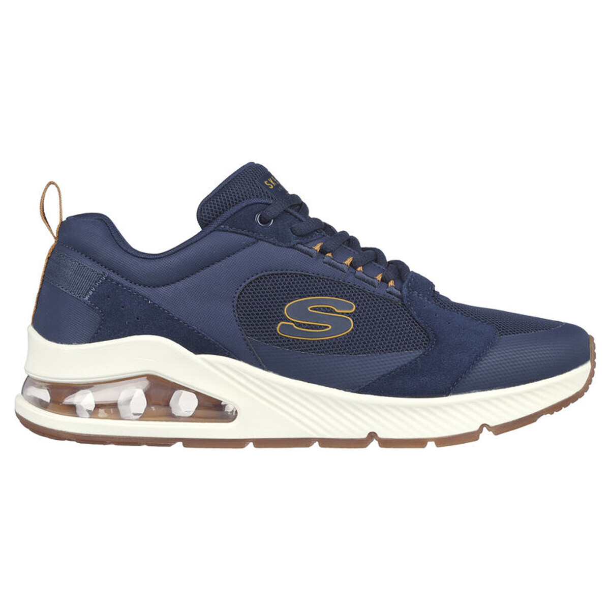 Scarpe Uomo Sneakers Skechers 183065 NVY Blu
