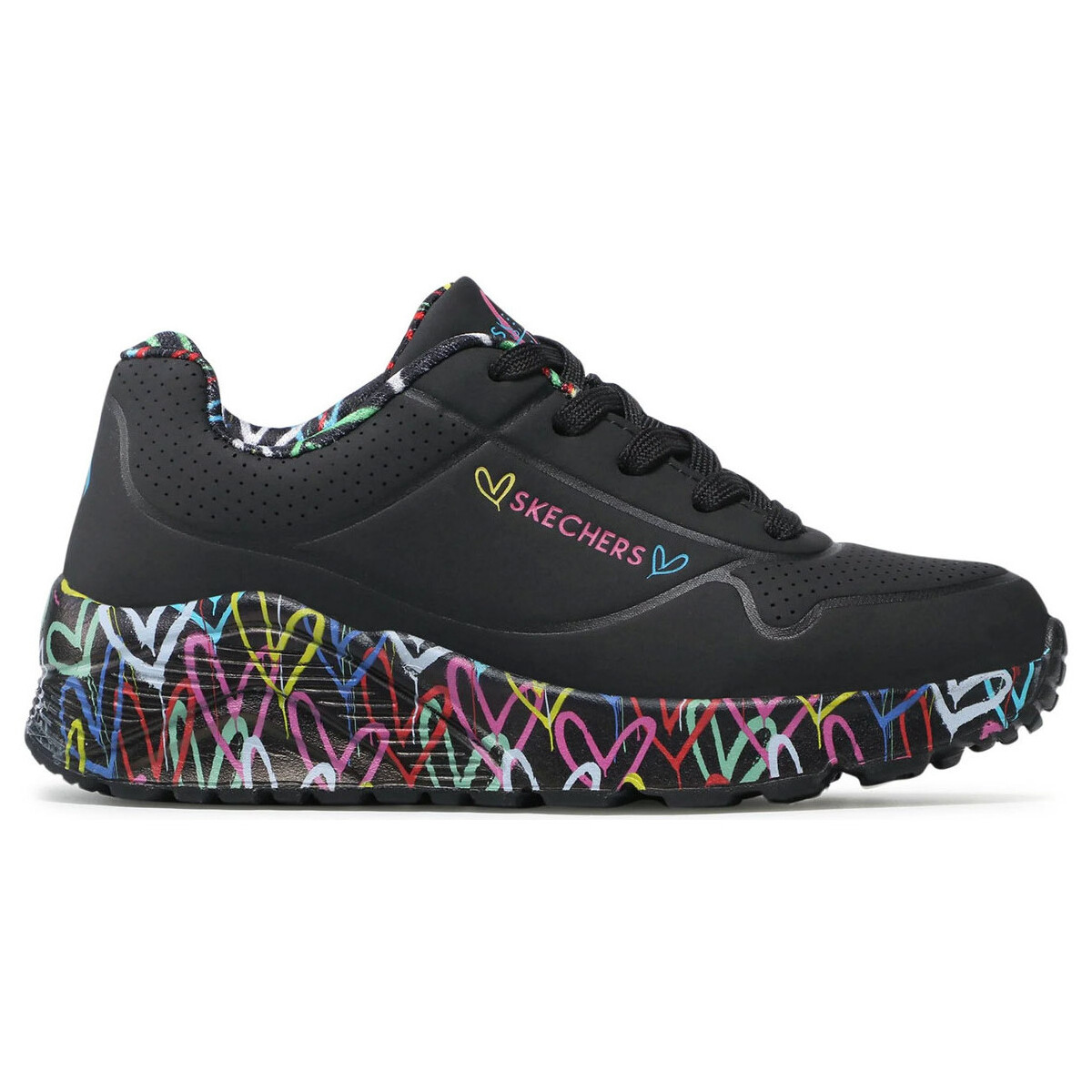 Scarpe Unisex bambino Sneakers Skechers 314976L BKMT Nero