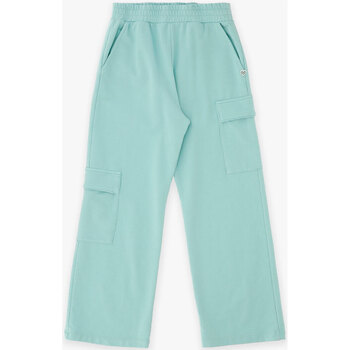 Abbigliamento Bambina Pantaloni Please Kids Pantaloni cargo in cotone FJ41042G61 Verde