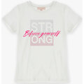 Image of T-shirt Please Kids T-shirt con strass MB08030G62