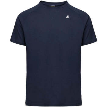 Abbigliamento Uomo T-shirt & Polo K-Way T-Shirt e Polo Uomo Edwing K0074Q0 K89 Blu Blu