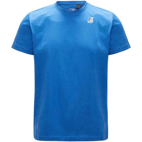 Abbigliamento Uomo T-shirt & Polo K-Way T-Shirt e Polo Uomo Le vrai edouard K007JE0 063 Blu Blu