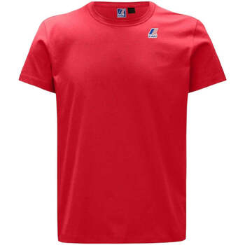 Abbigliamento Uomo T-shirt & Polo K-Way T-Shirt e Polo Uomo Le vrai edouard K007JE0 Q03 Rosso Rosso
