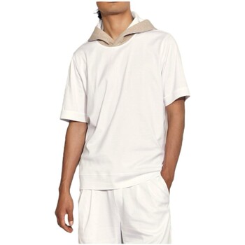 Abbigliamento Uomo T-shirt & Polo Gran Sasso T-Shirt e Polo Uomo  60153/80702 005 Bianco Bianco